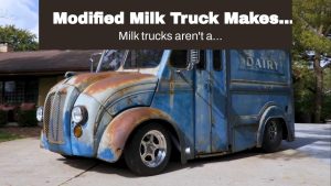 Modified Milk Truck Produces 815 HP from Its Twin-Turbo Chevy Engine V8