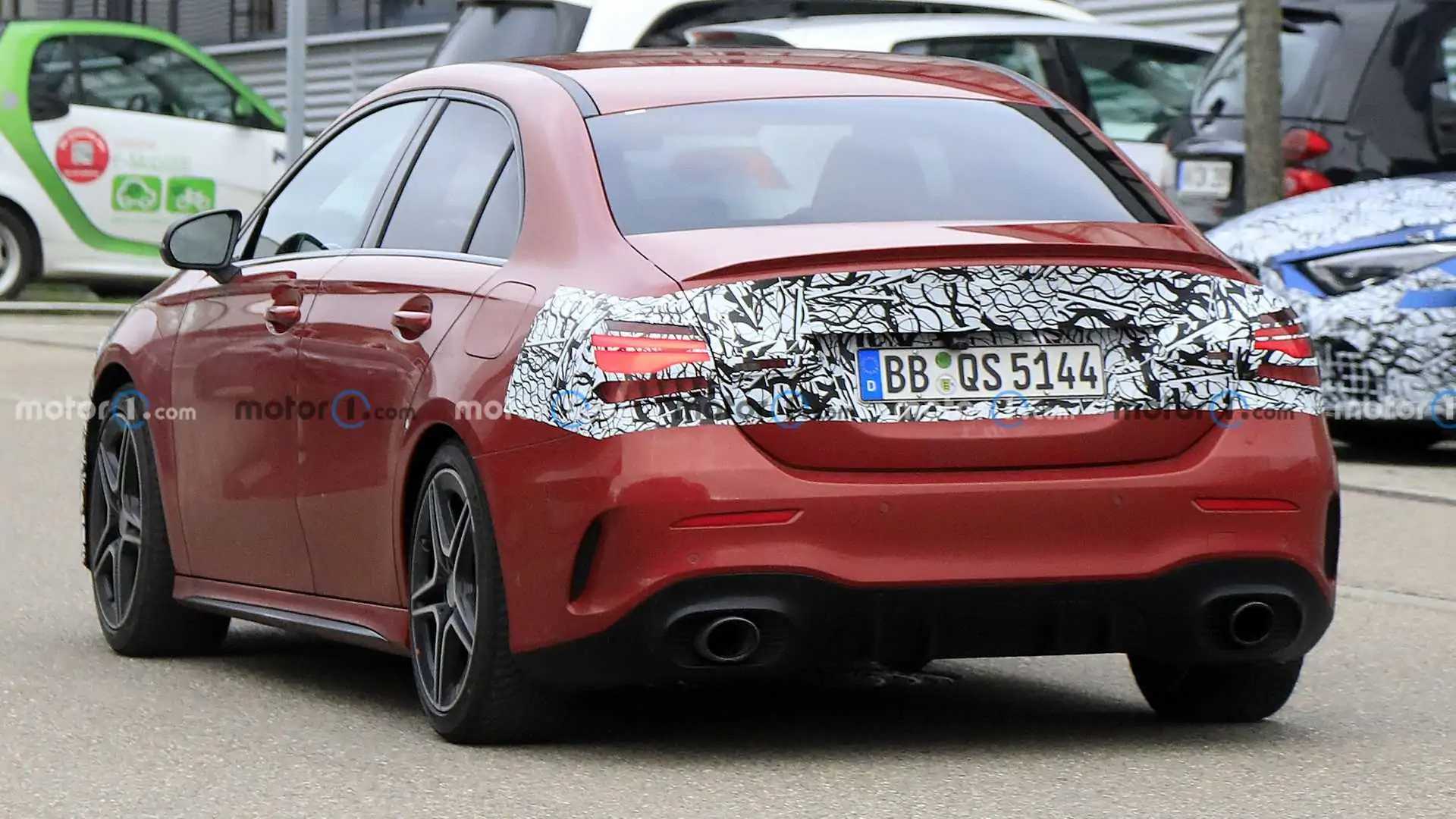 New Mercedes A-Class Spy Pics Show Updated Hatch, Sedan, AMG Models