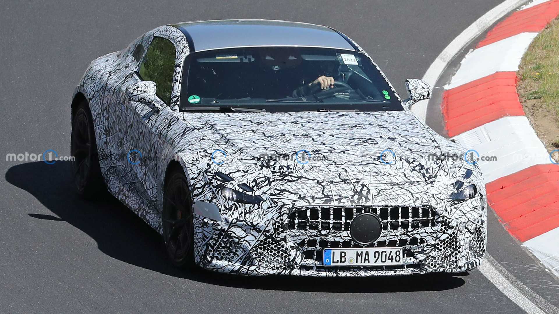 Future 911 Competitors Captured by Mercedes-AMG GT Coupe Spy Shots