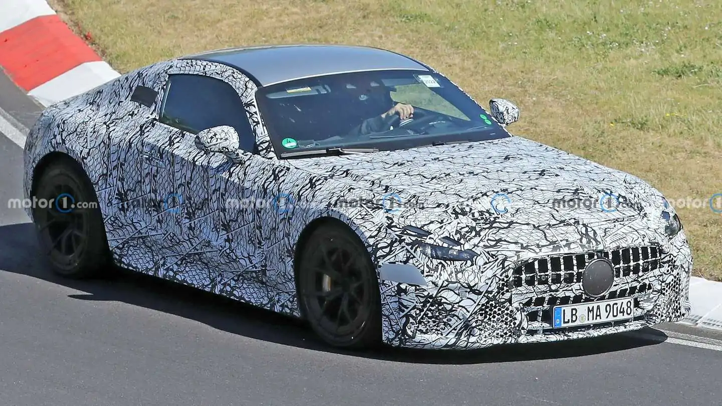 Future 911 Competitors Captured by Mercedes-AMG GT Coupe Spy Shots