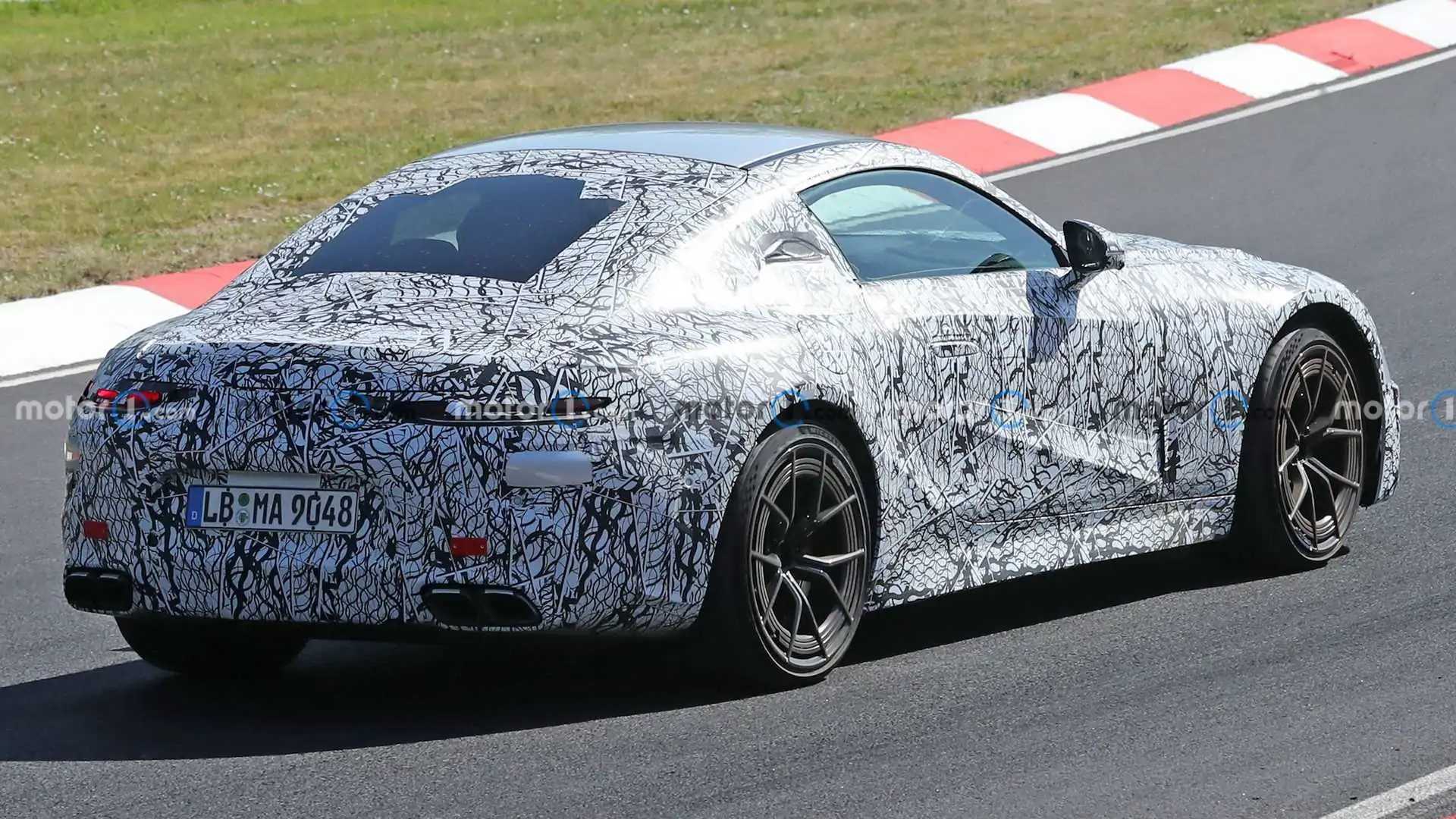 Future 911 Competitors Captured by Mercedes-AMG GT Coupe Spy Shots