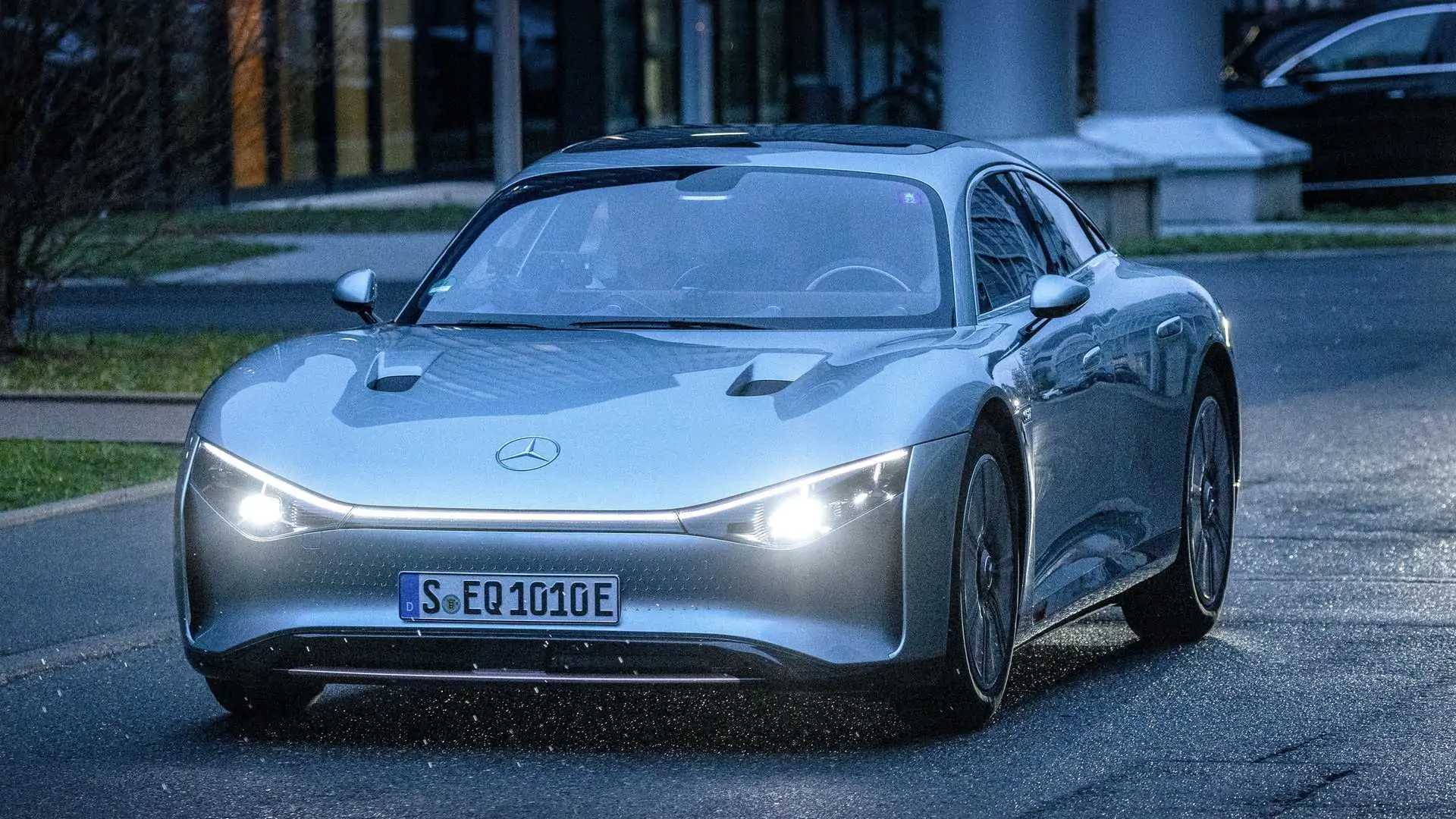 nico rosberg rides shotgun in the mercedes vision eqxx