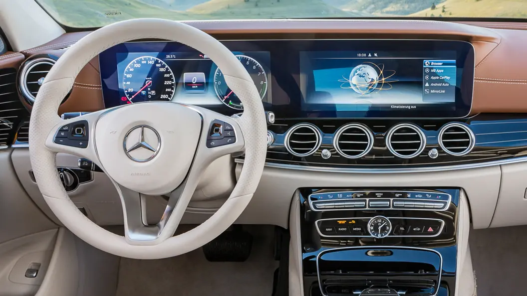 Interior design of the 2016 Mercedes E-Class