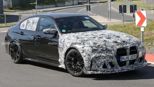 New BMW M3CS spy shots show Sedan can't hide its aggressive design