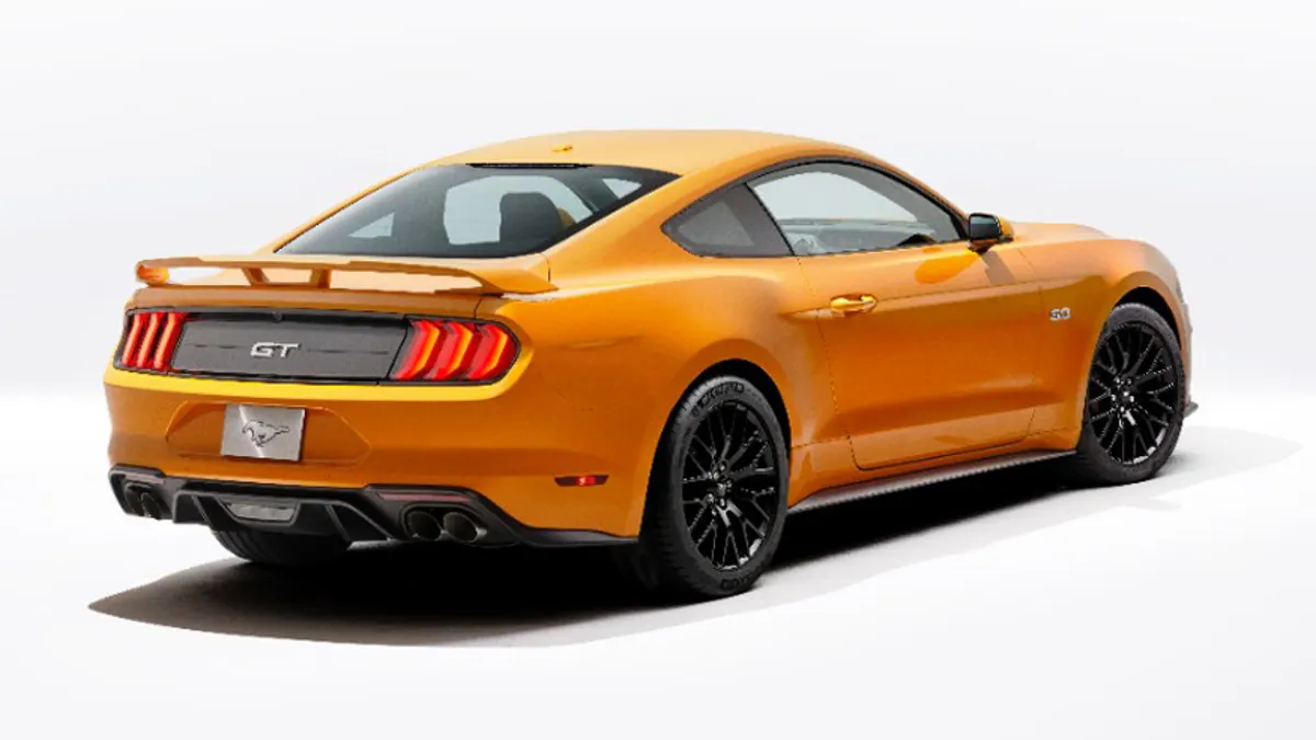 The 2018 Ford Mustang has more power and a new look. It also drops the V6