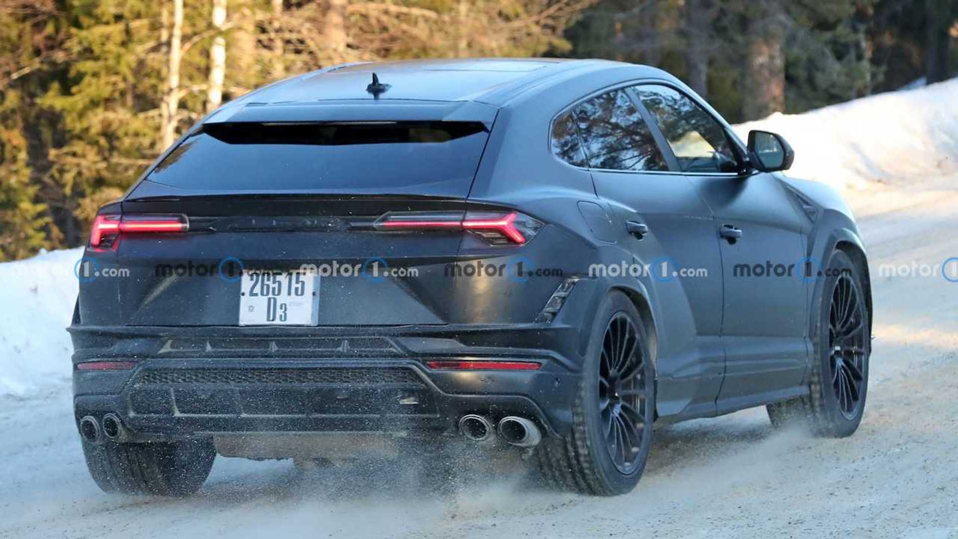 New Lamborghini Urus Spy shots Hint at Hotter Crossover Variant