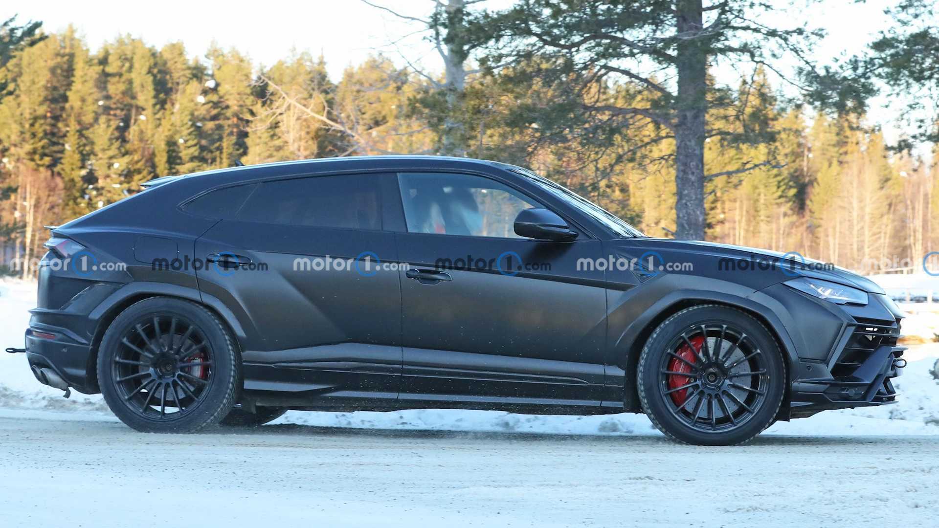 New Lamborghini Urus Spy shots Hint at Hotter Crossover Variant