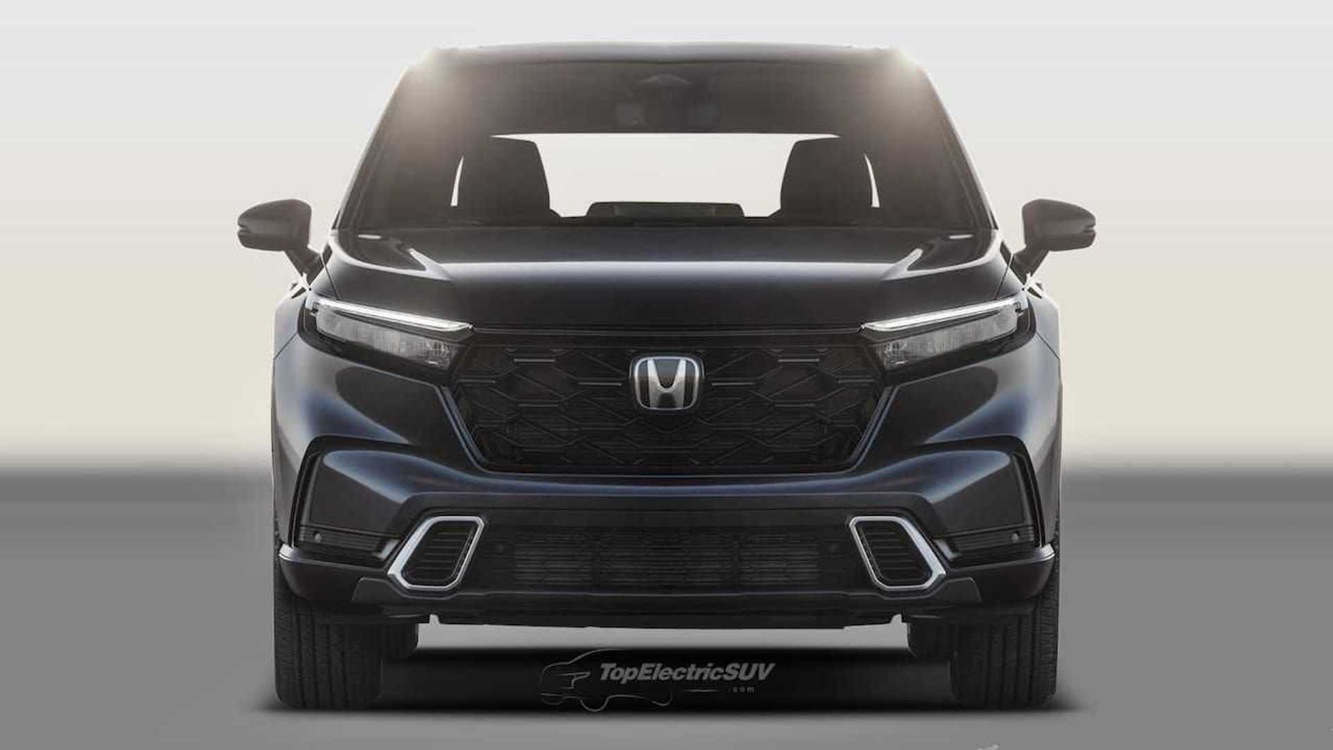 2023 Honda CR-V Unofficial renderings Preview New Model This Summer