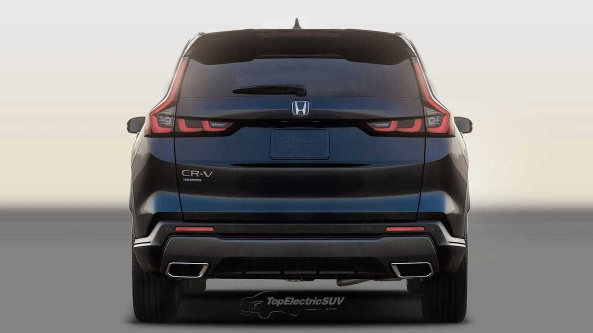 Next Gen  Honda CR-V renderings rear