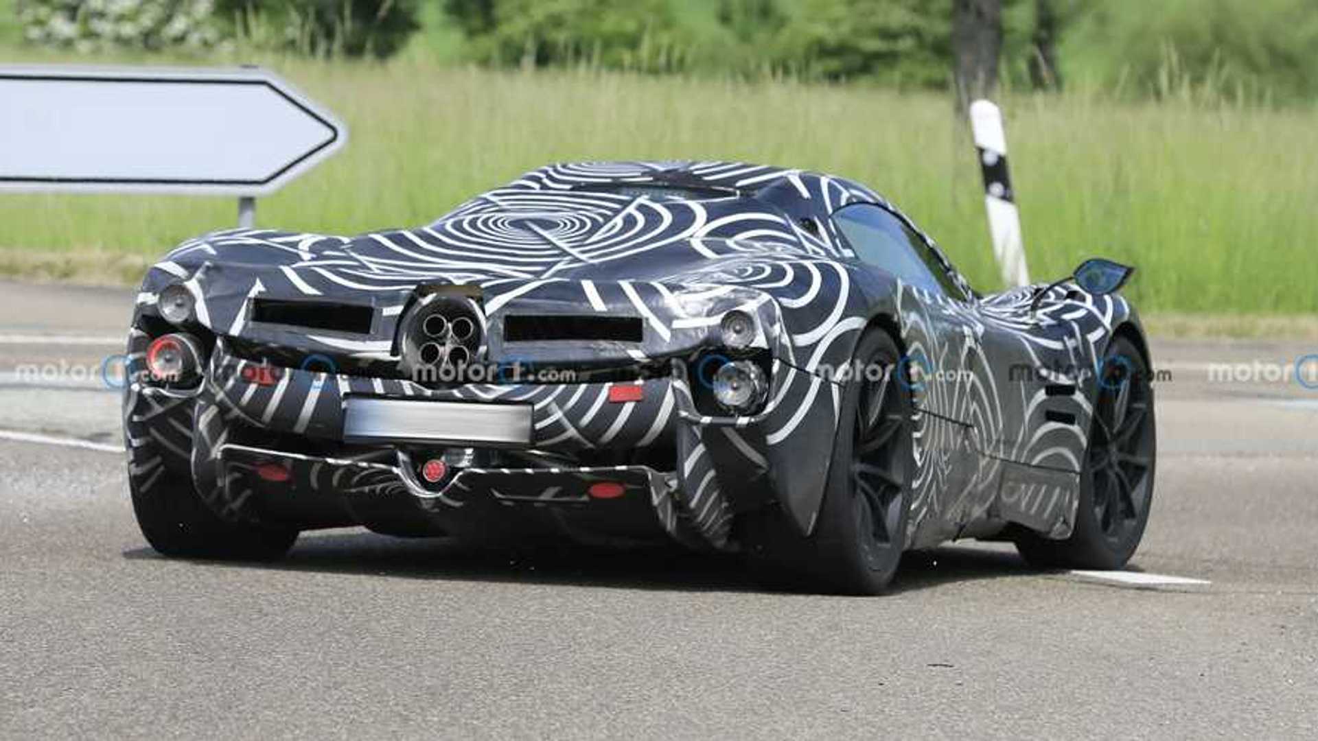 Pagani C10 Next Generation Hypercar Debuts in Spy Photos