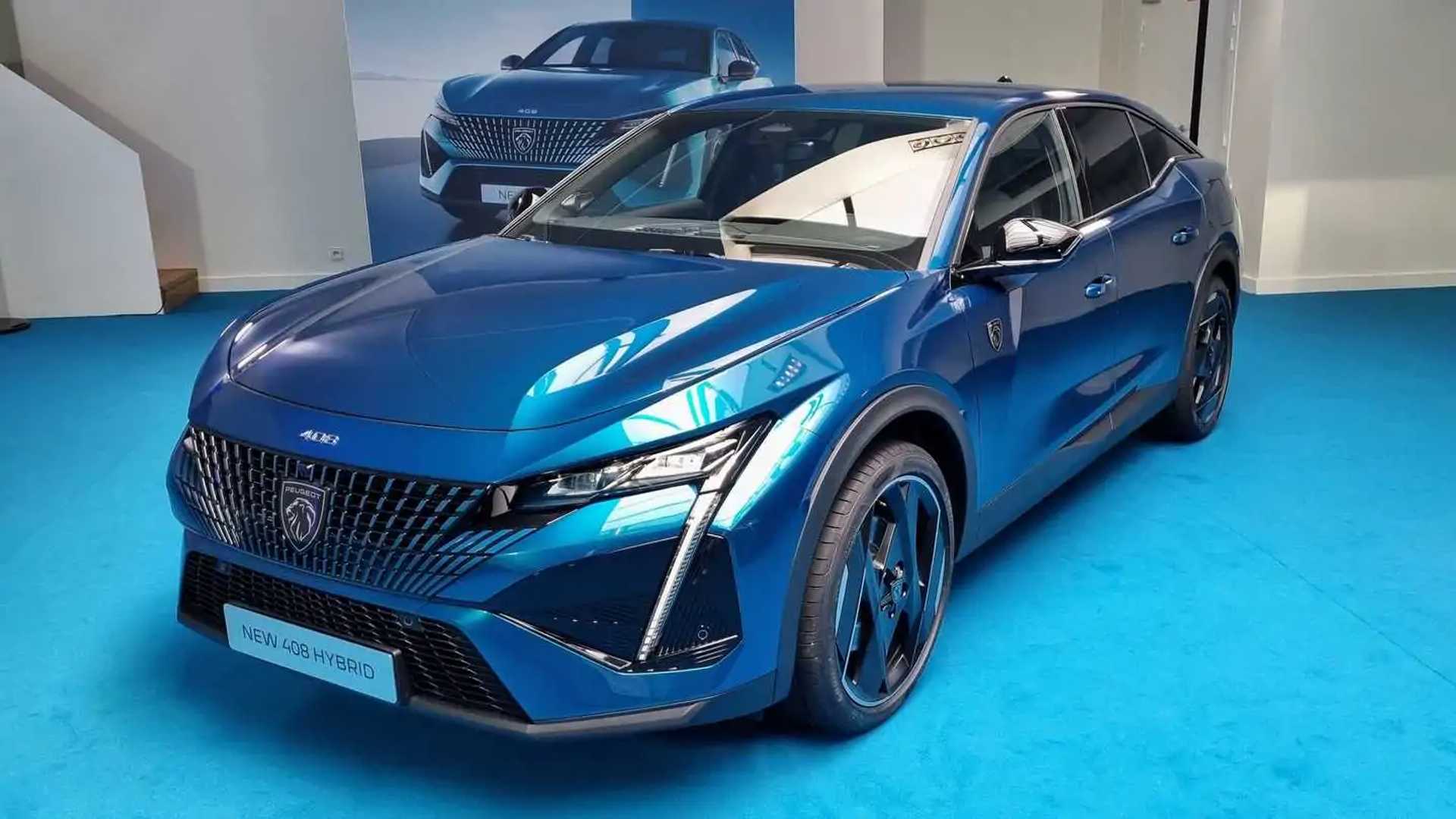 2023 Peugeot 408 Revealed for Europe as Stylish Fastback on Stilts