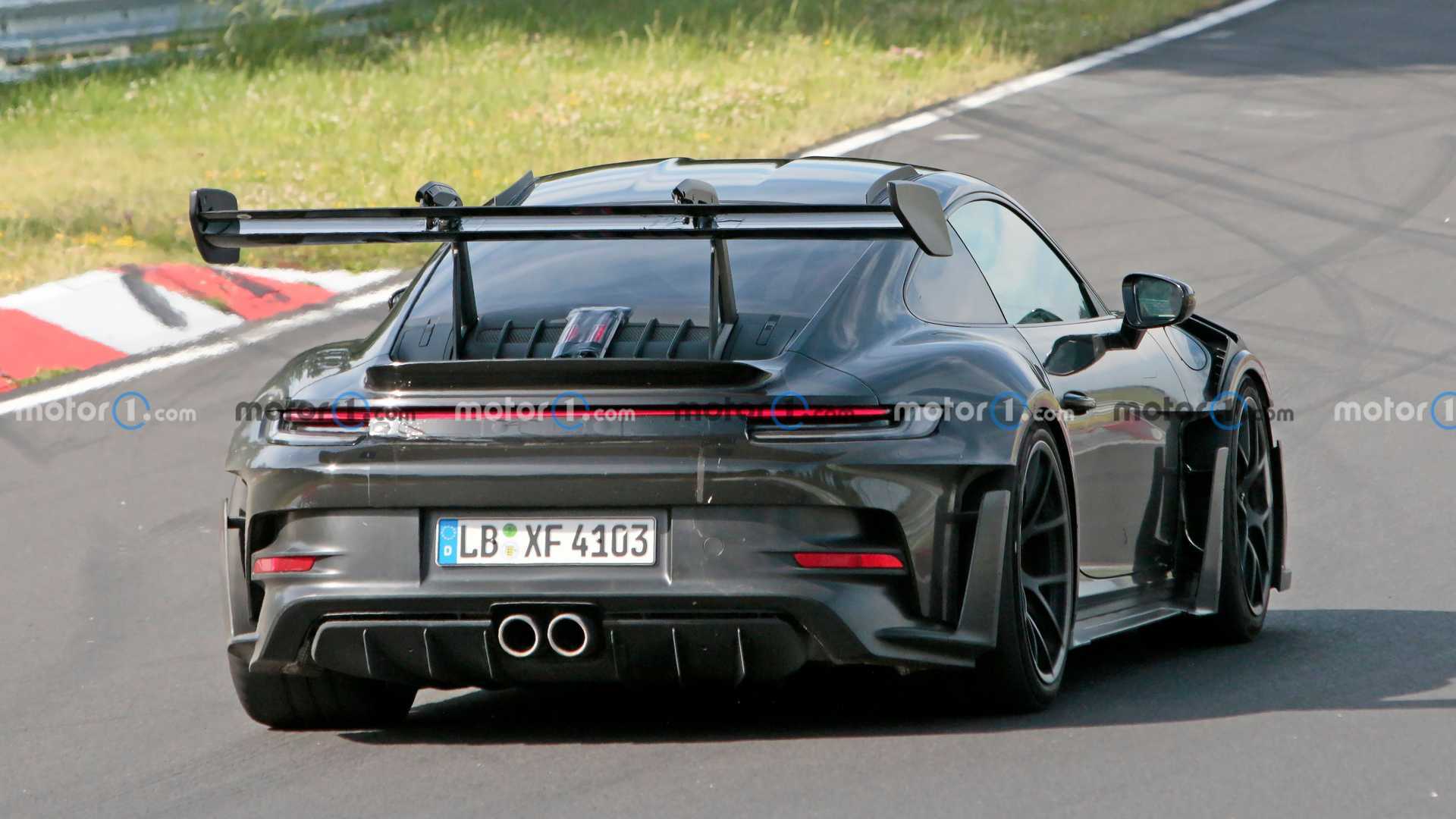 Porsche 911 GT3 RS Spied Testing In No Camouflage