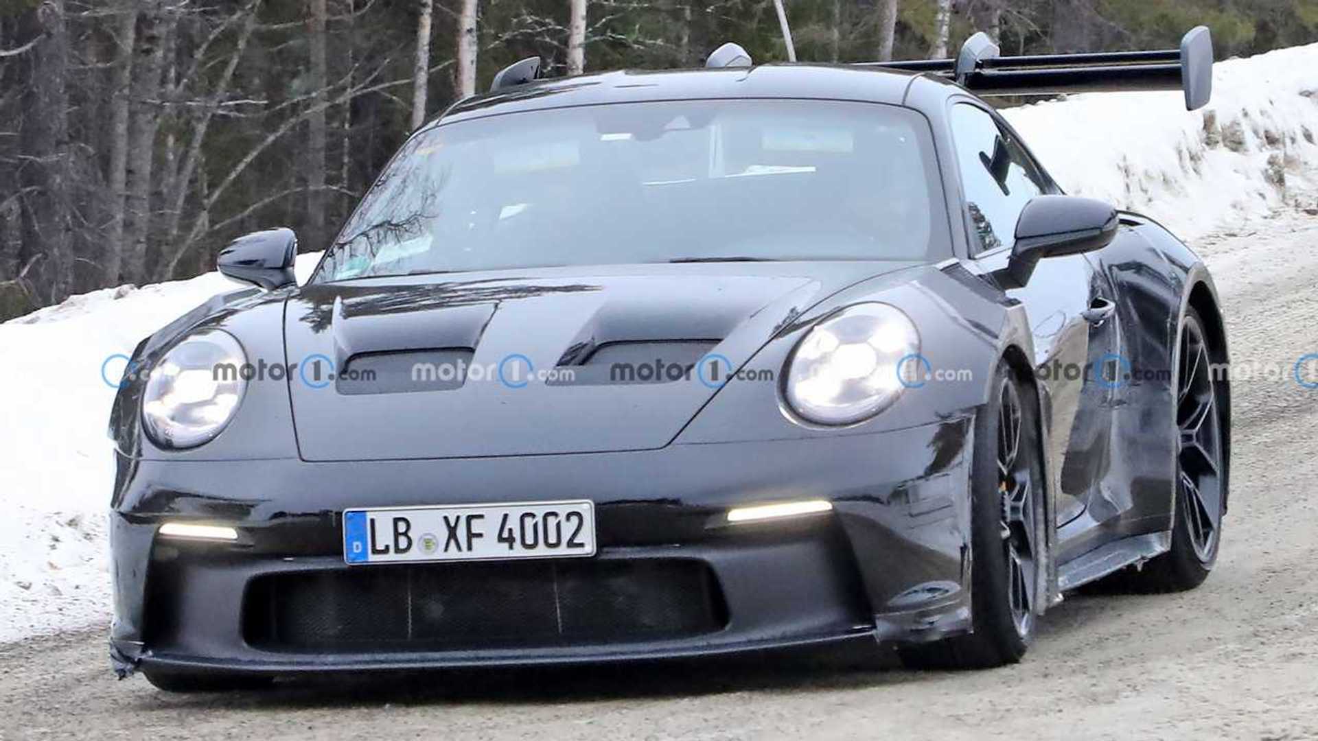 Porsche 911 GT3 RS 2023 Spied High in the Mountains