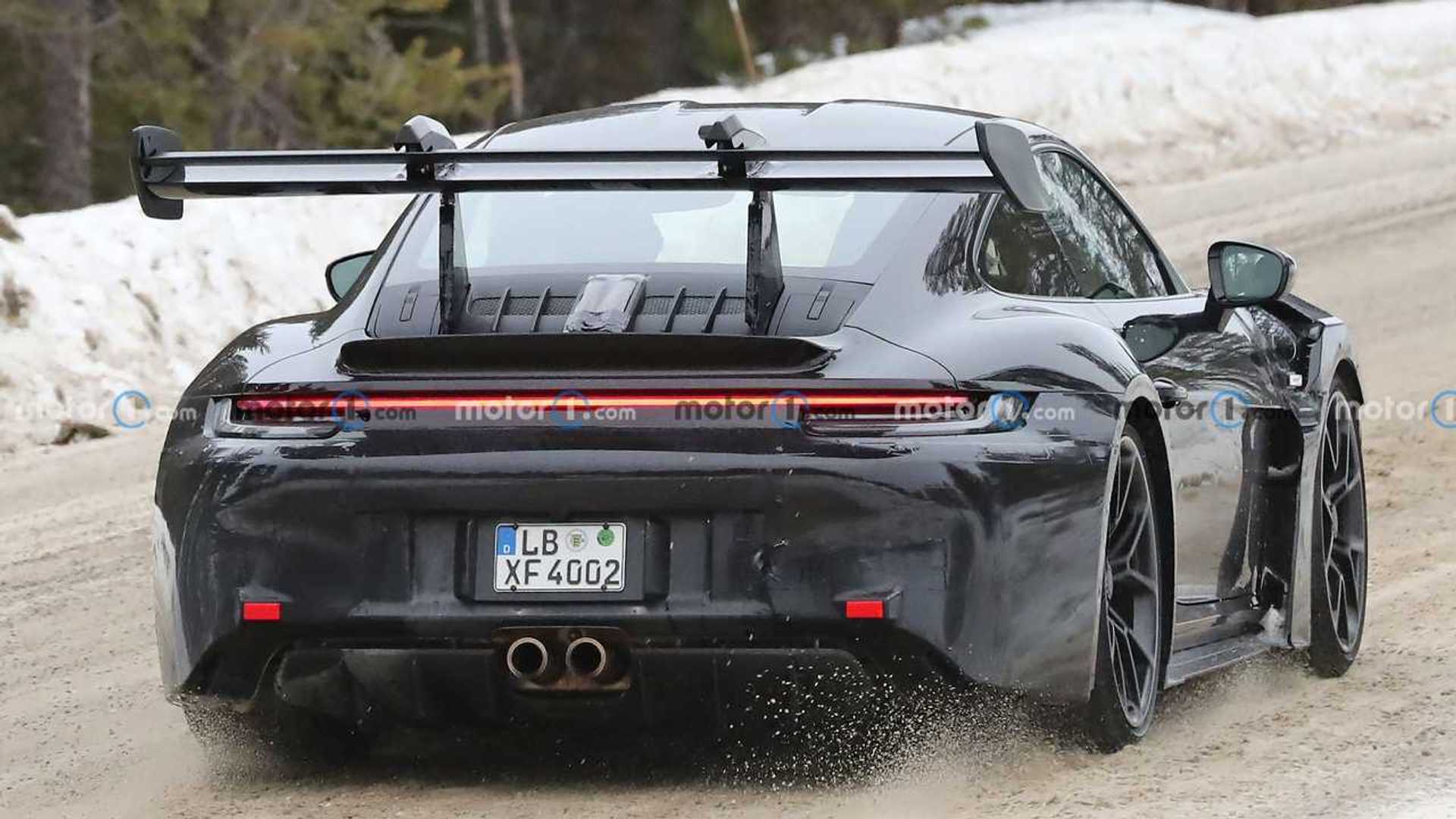 Porsche 911 GT3 RS 2023 Spied High in the Mountains