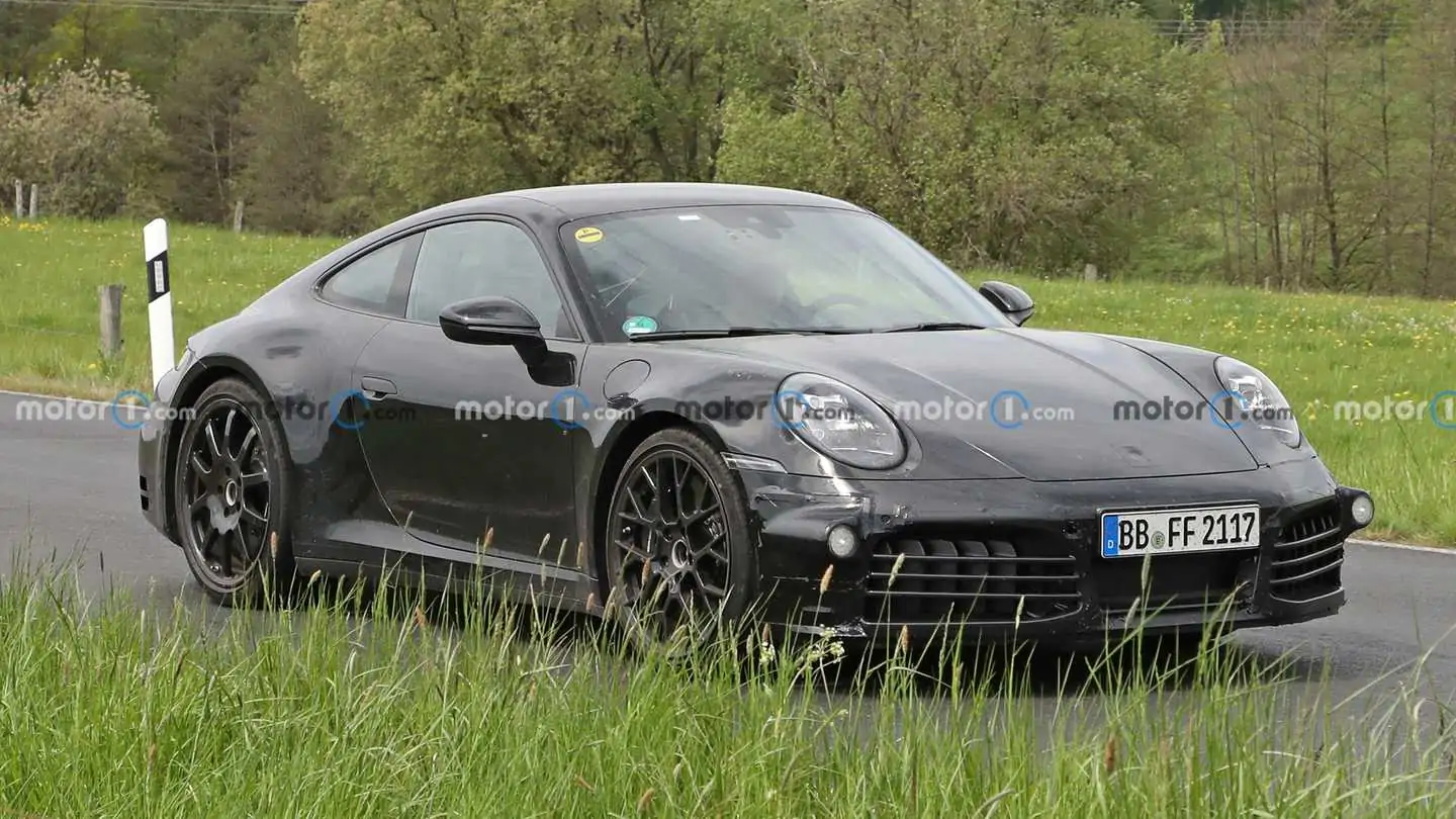 Refreshed Porsche 911 Spied In Coupe And Convertible Forms