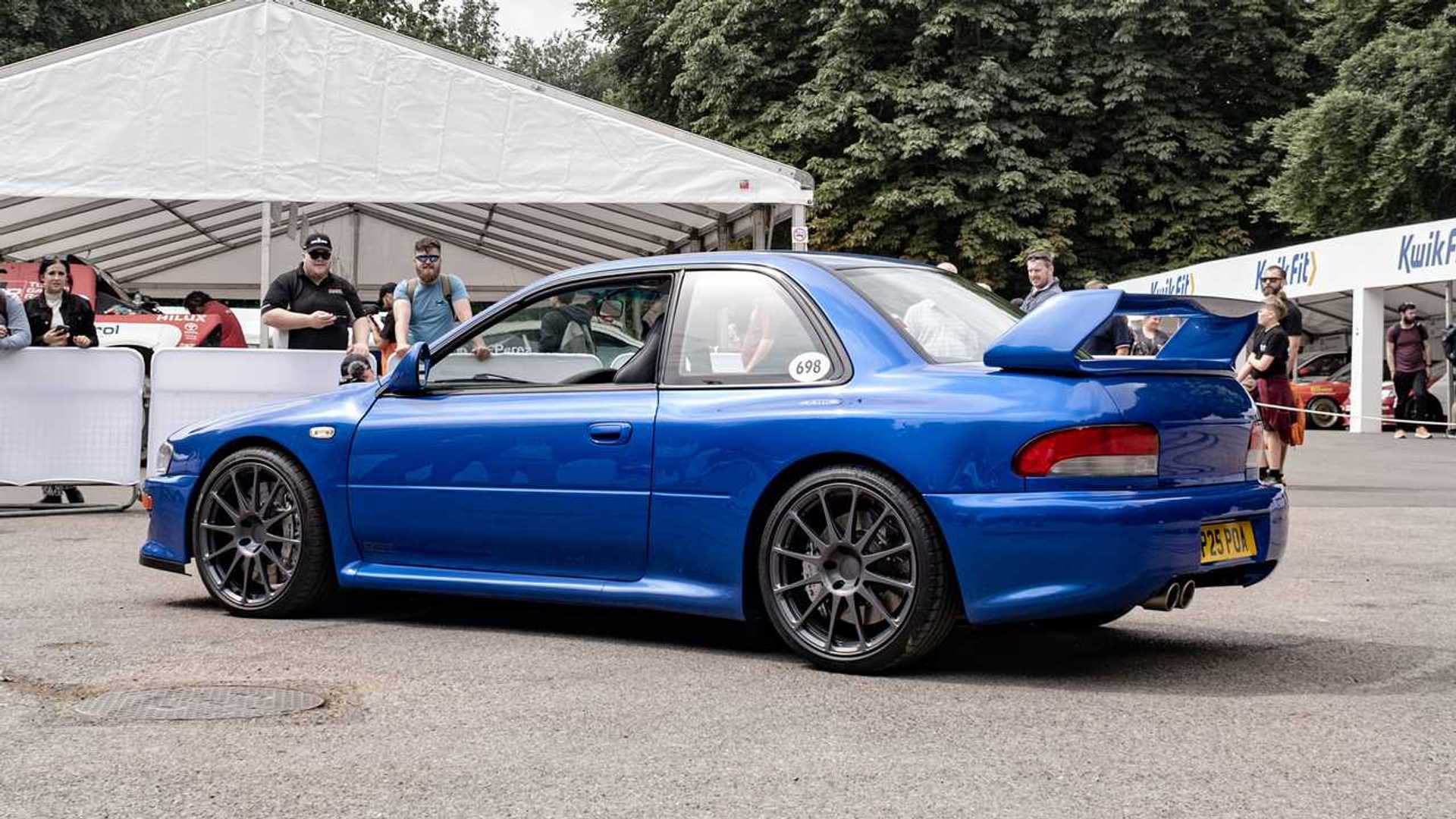 Prodrive P25 is a modern Subaru 22B with carbon galore. It costs PS460K