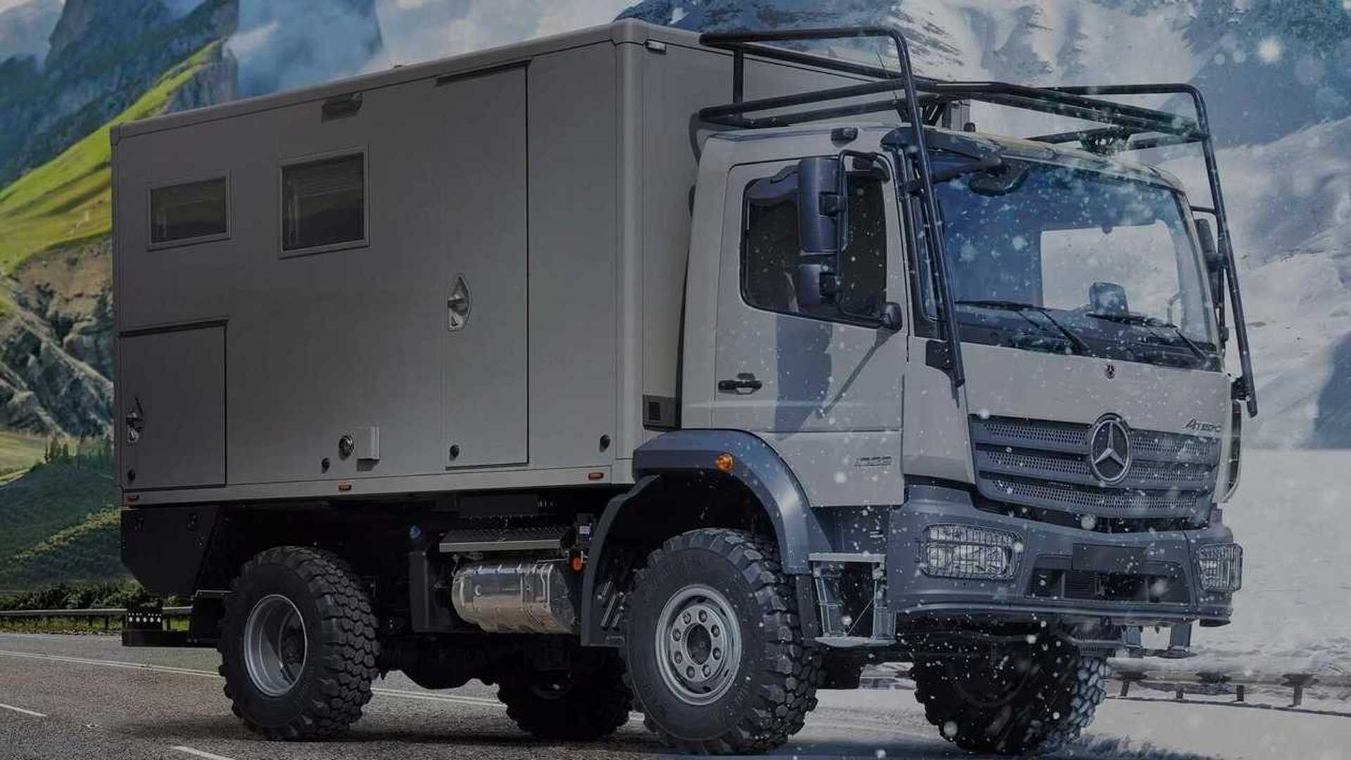 Mercedes Atego-Based, Off-Road Camping Camper Is A Epic Unimog Alternative