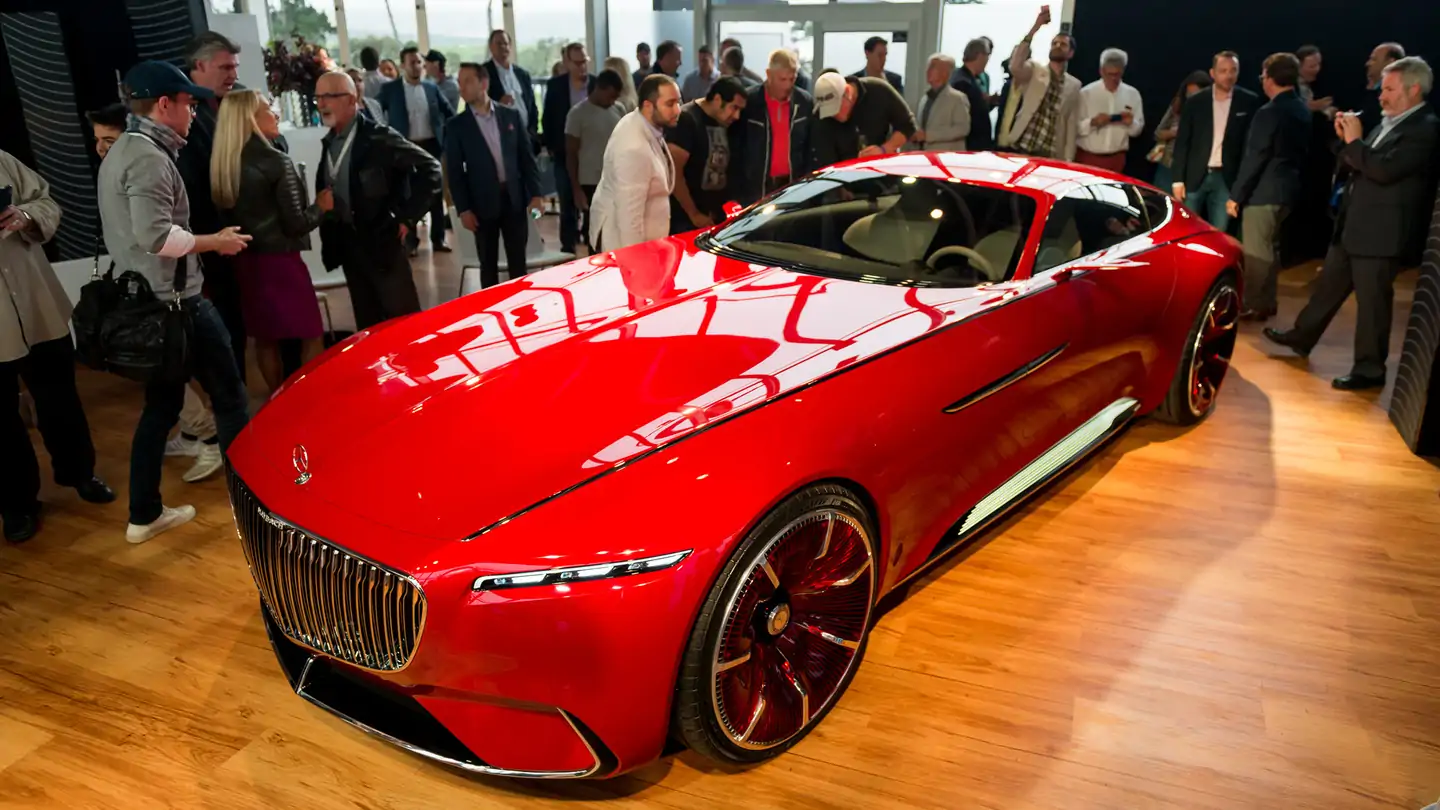 The Vision Mercedes-Maybach 6 concept exudes timeless elegance