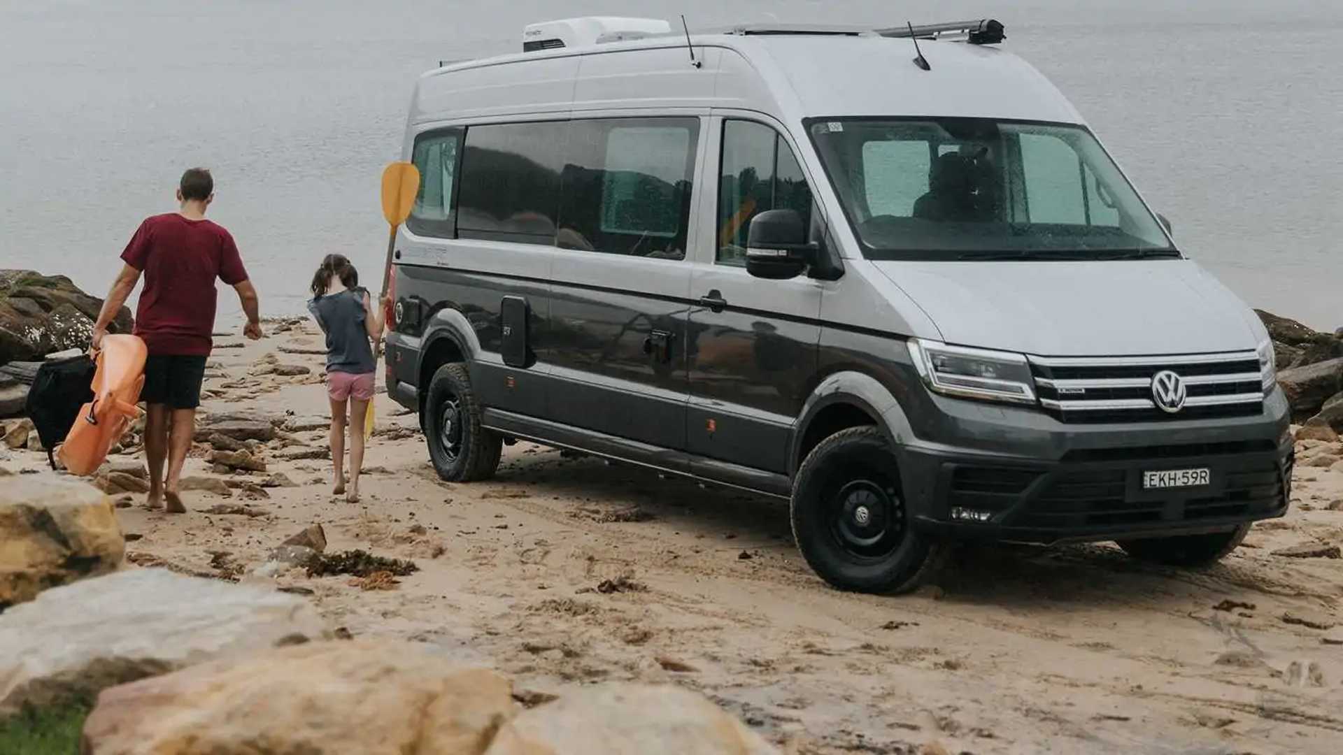 Volkswagen Crafter Kampervan Packs All-Wheel Drive, Lifted Suspension