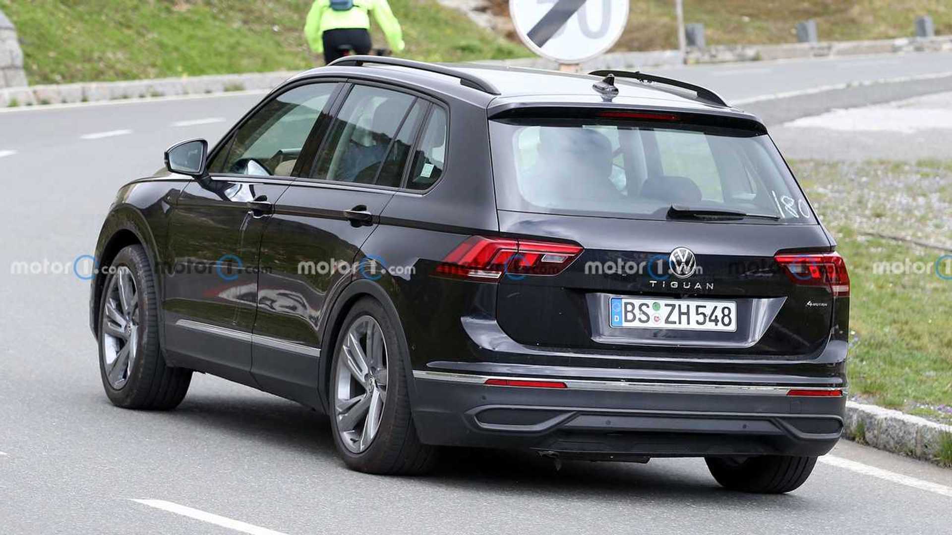 Volkswagen Tiguan Test Mule Found Hiking An Electric Powertrain