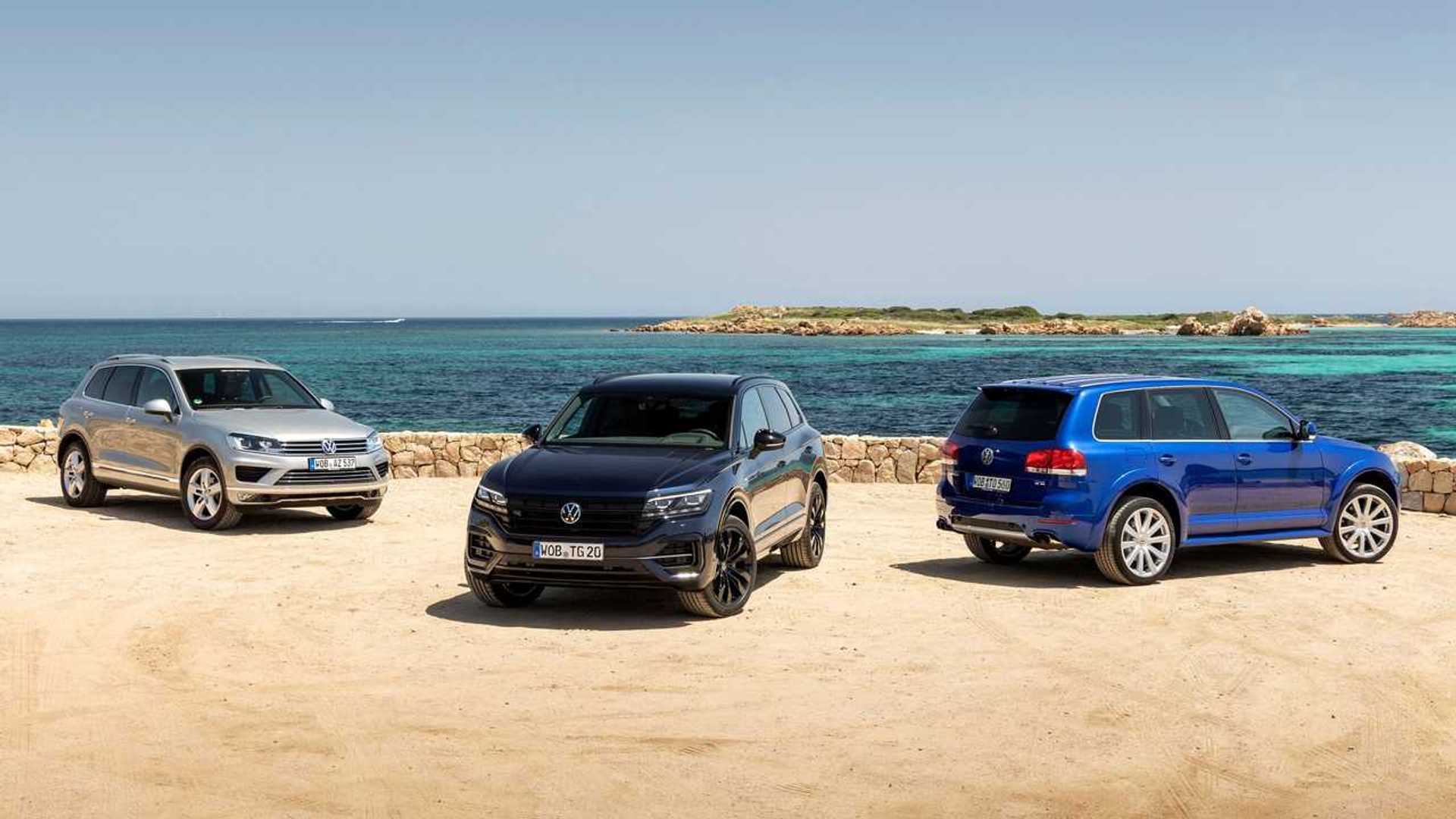 vw touareg celebrates 20 years of service