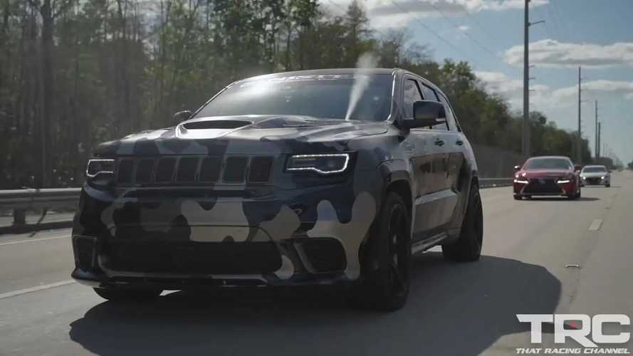 Nitrous-fed Jeep Grand Cherokee 1,300 HP Does Brutal Acceleration Pulls