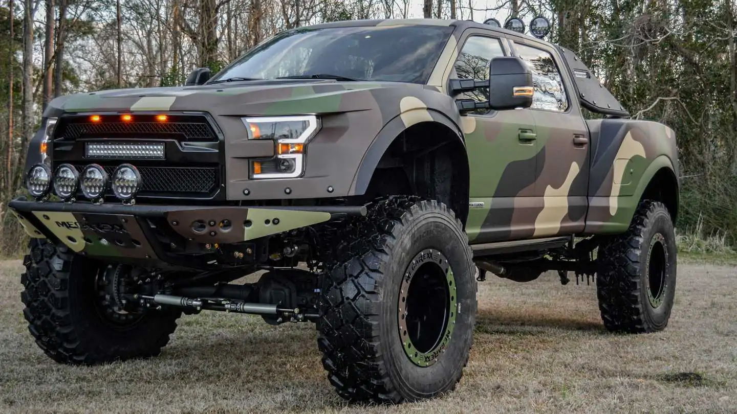 Camo-Clad MegaRaptor is Meaner F-250 on 46-inch Wheels