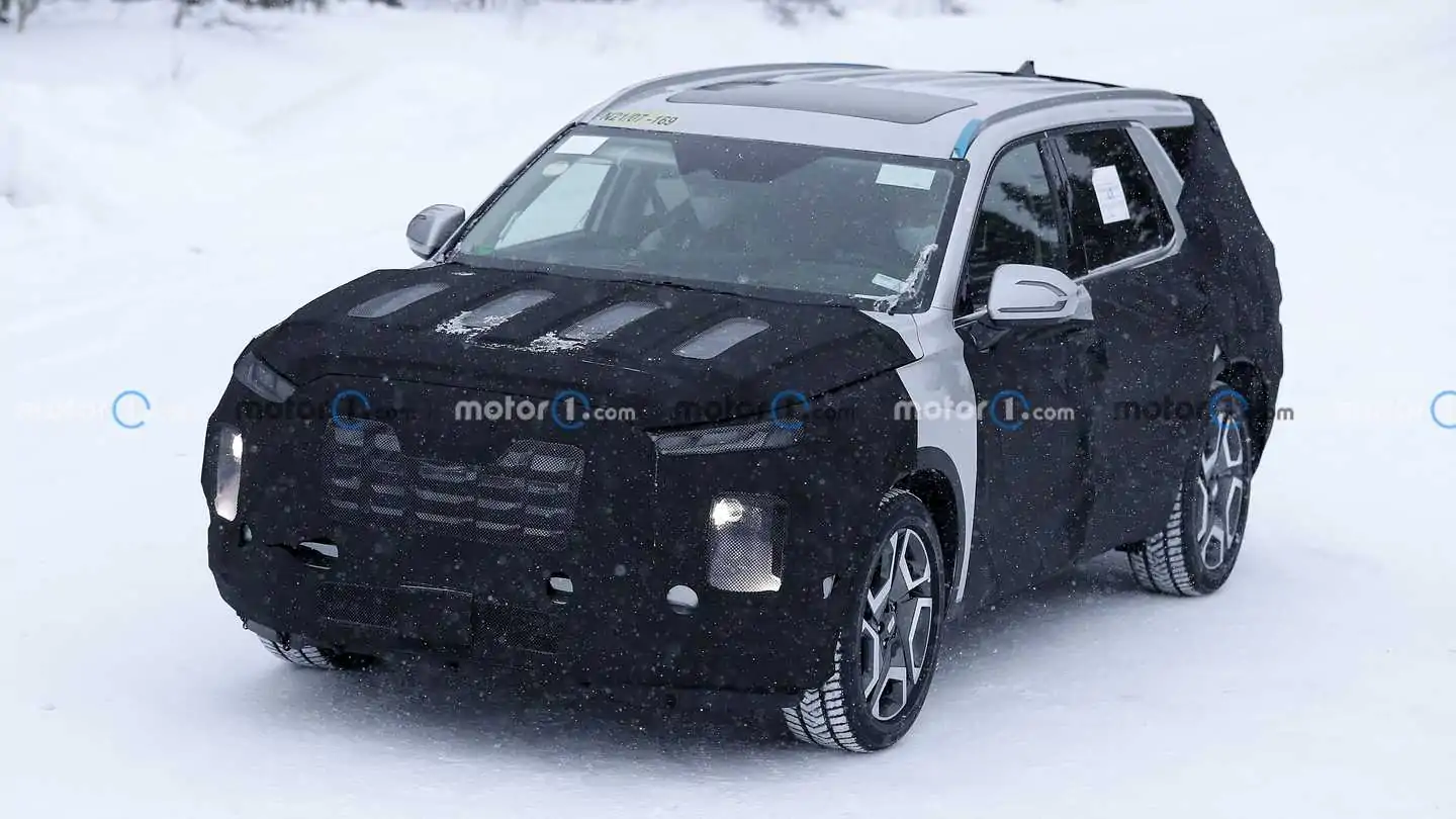 2023 Hyundai Palisade Facelift - Heavy Camouflage