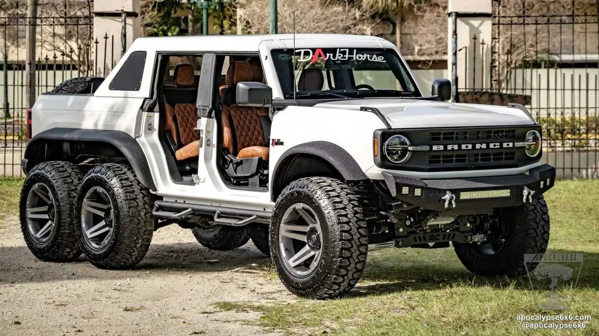 Apocalypse Dark Horse Is A Mean-Looking Ford Bronco 6x6