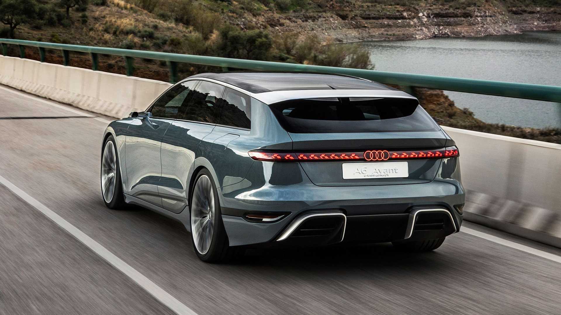 Audi A6 Avant Etron Concept Introduced as 469-HP Electric Station Wagon