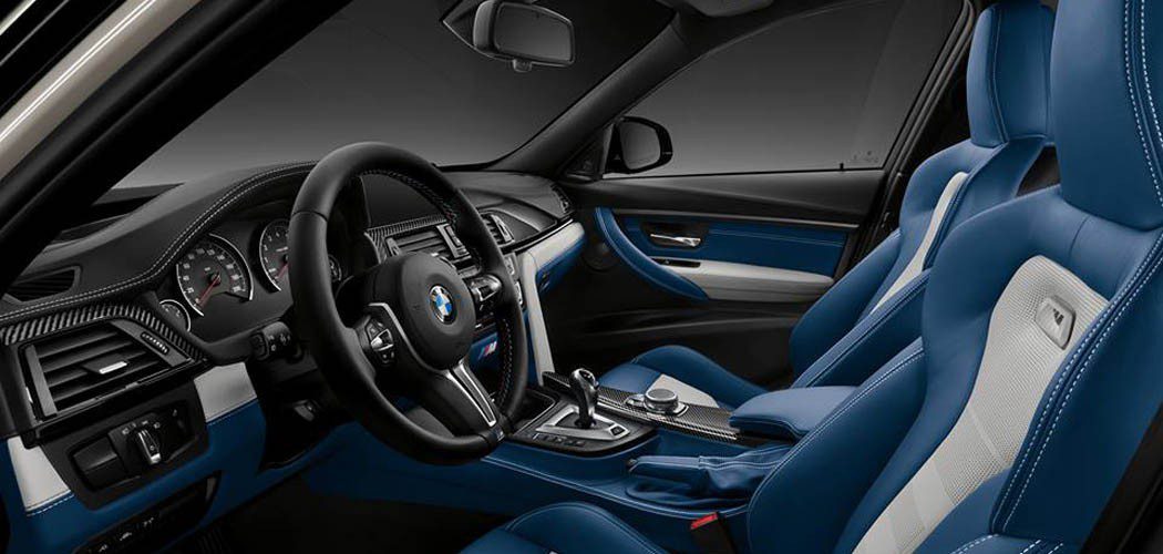 BMW Individual unveils a fancy M3 with silver-blue interior