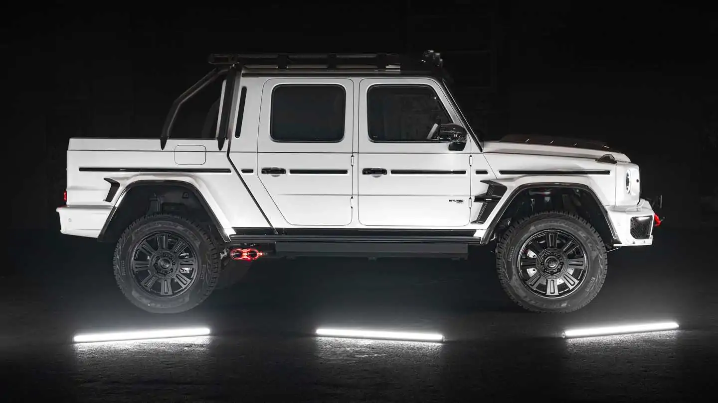 Brabus 800 AdventureXLP Superwhite Launches as $695K AMG-G63 Truck