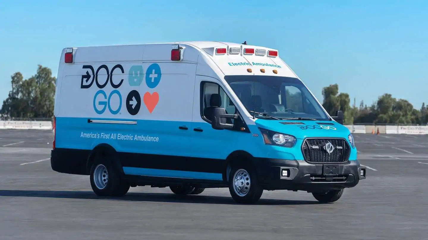 DocGo's Ford E-Transit Ambulance Is The First Of Its Kind In The US