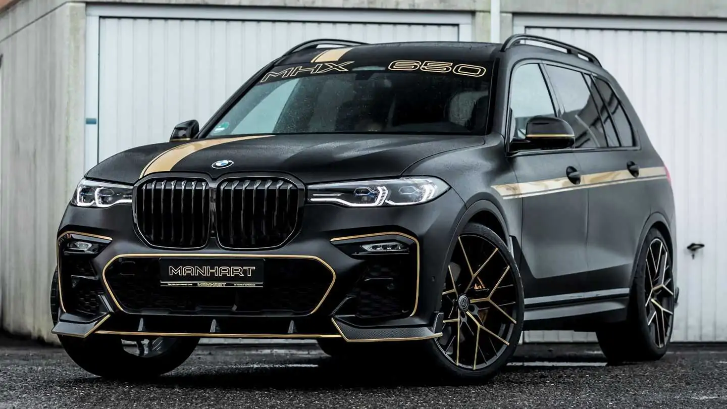 BMW X7 Manhart Makeover Bumps Output To 650 HP, Adds Carbon-Fiber Bits