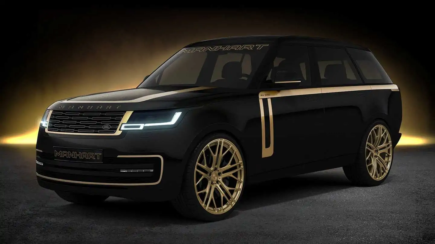 Manhart's Vogue RV 650 Range Rover is An Ode to Black and Gold