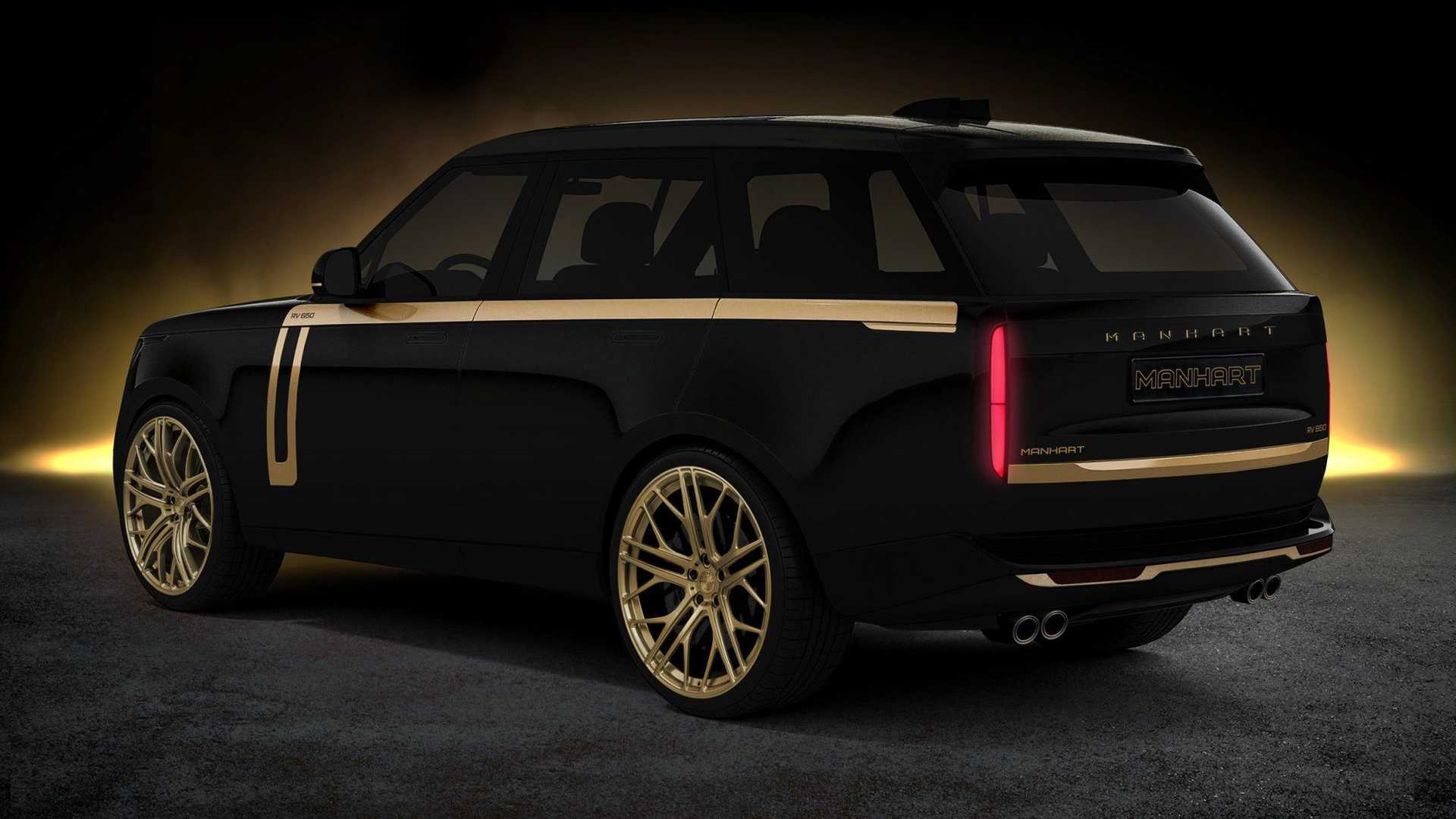 Manhart's Vogue RV 650 Range Rover is An Ode to Black and Gold