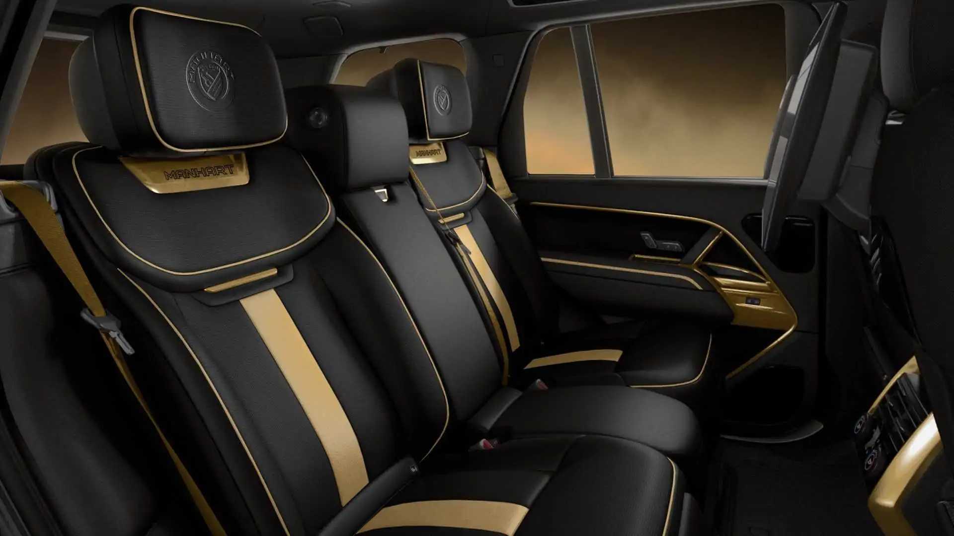 Manhart's Vogue RV 650 Range Rover is An Ode to Black and Gold