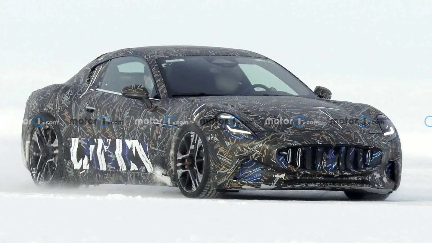 Maserati GranTurismo Spy Photos Show Off A All-Electric Coupe