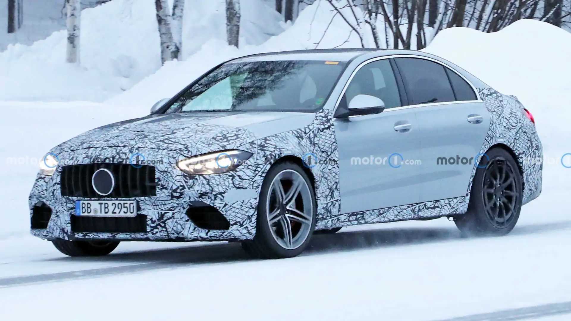 Mercedes-AMG C63 Wagon, Sedan Spied Squealing Tires At Nurburgring