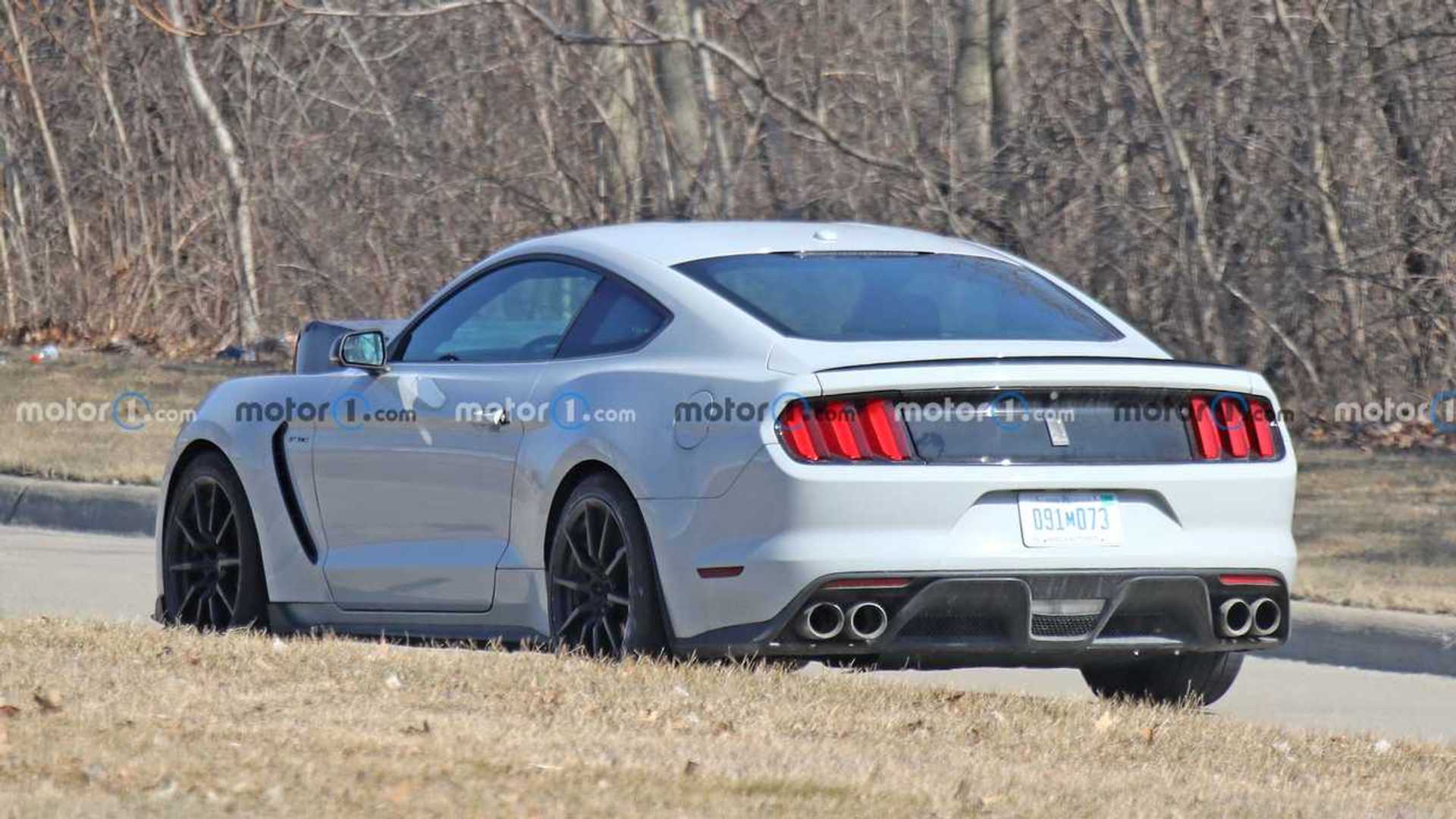 Ford Mustang Shelby GT350 Test Mule Spied With Biggest Hood Bulge Ever