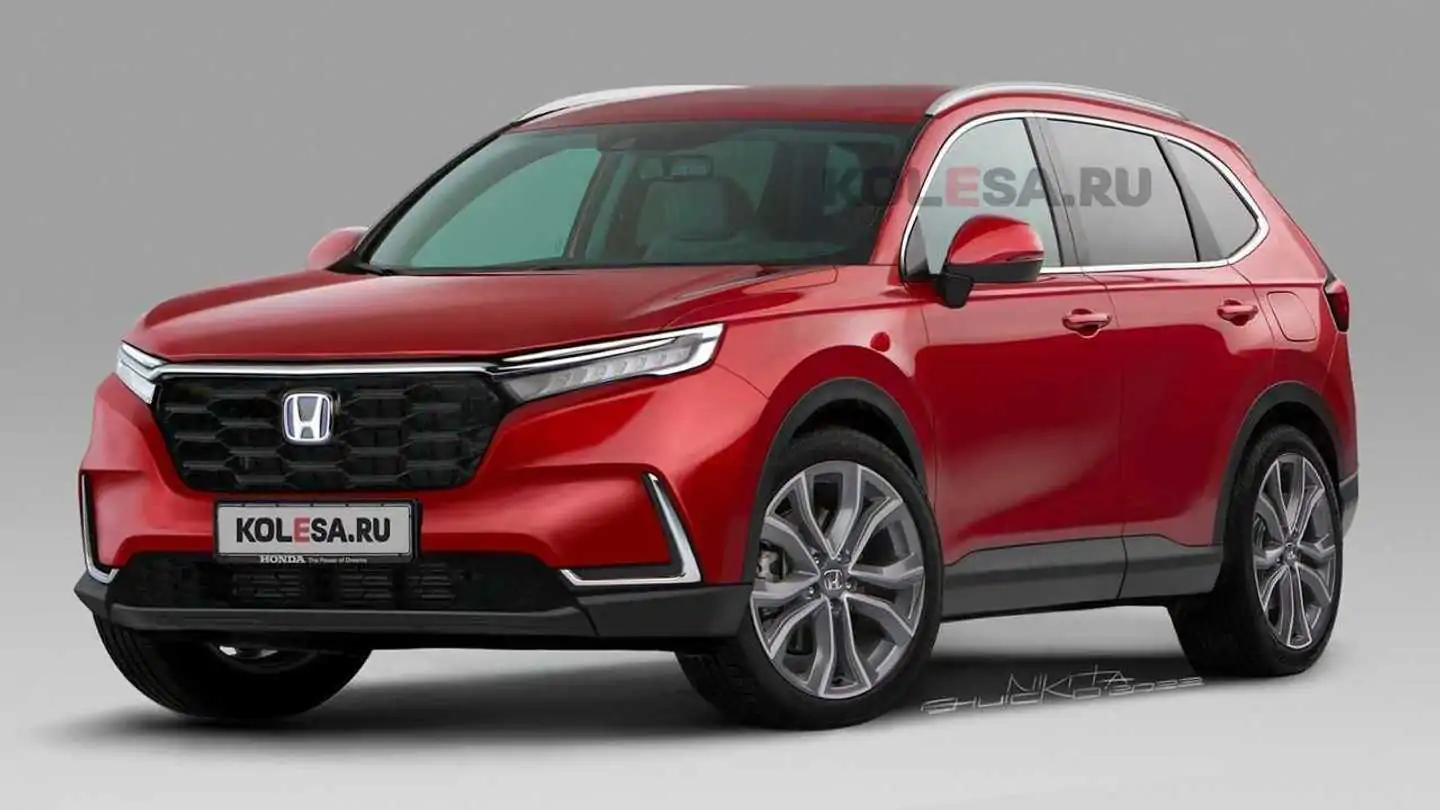 2023 Honda CR-V Not Officially Rendered from Alleged Patent Images