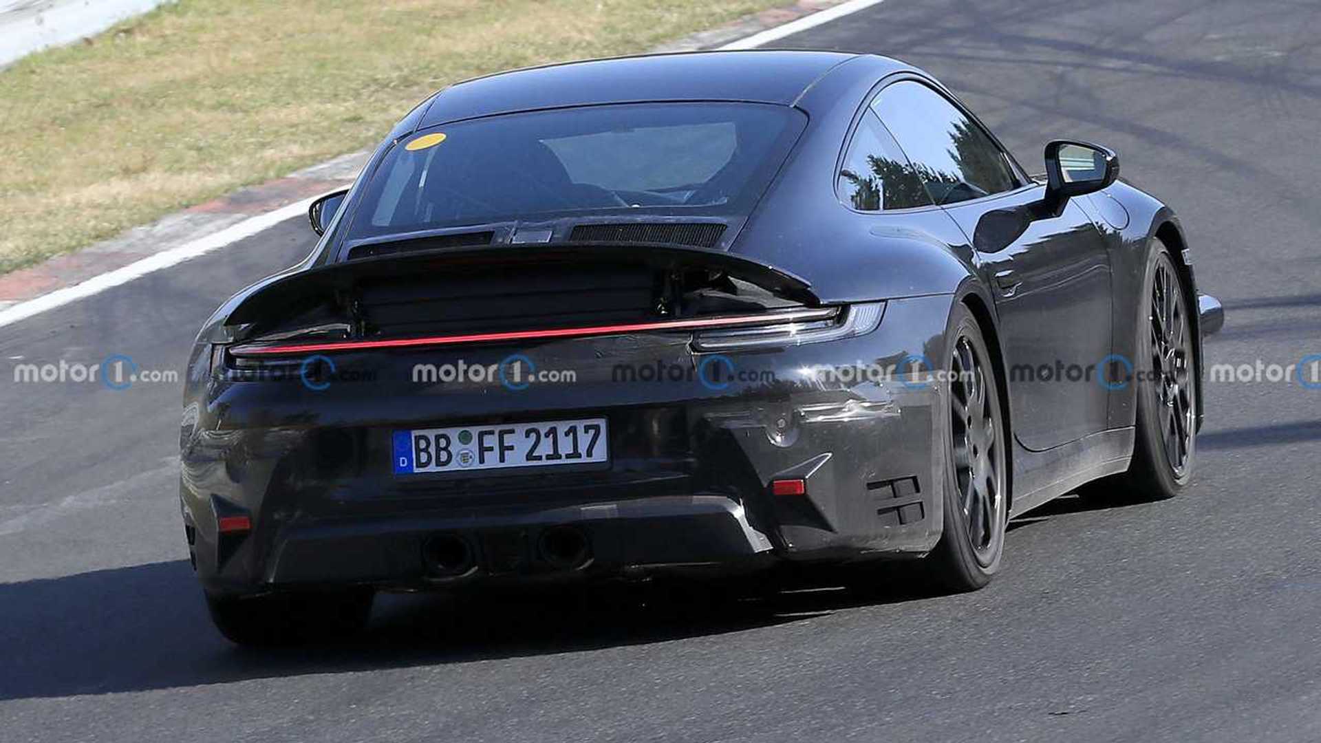 Facelifted Porsche 911 Family Spied In Carrera, Cabrio, Hybrid Trim