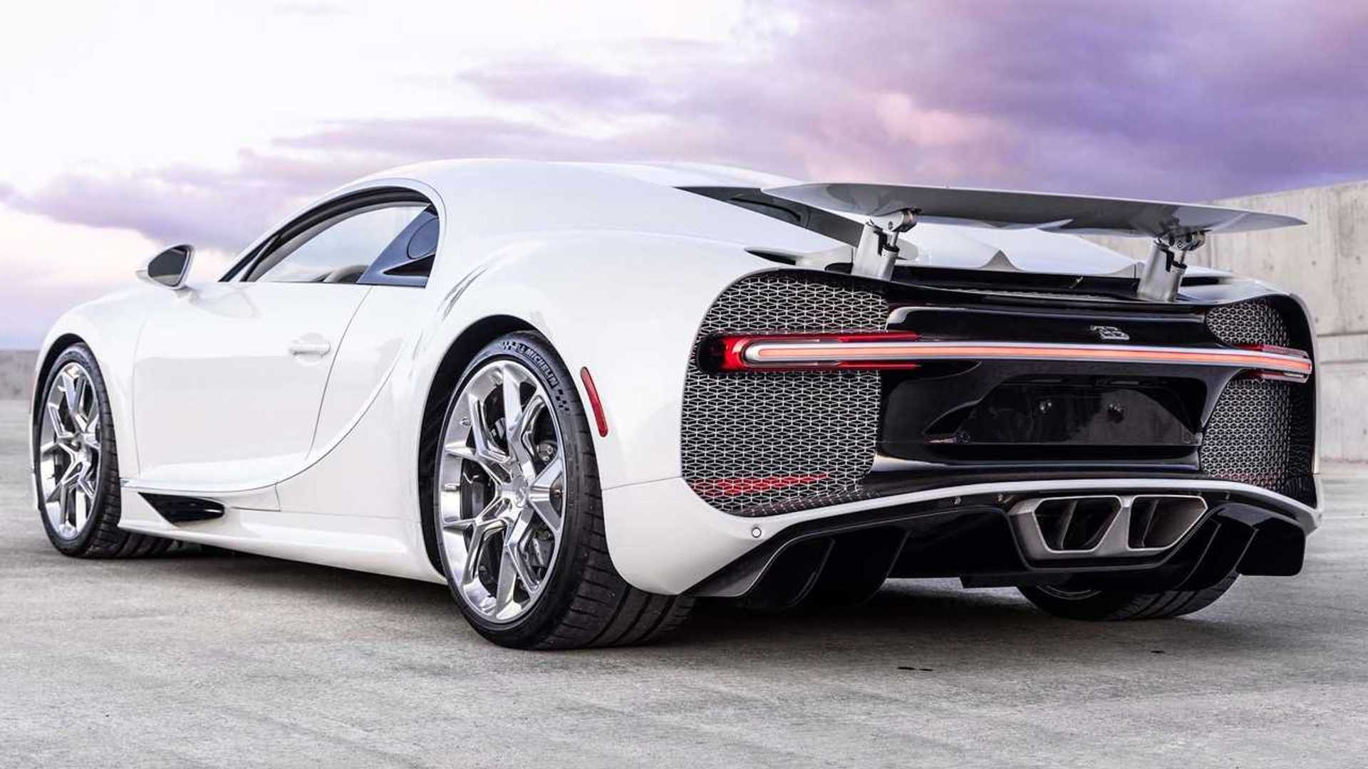 Rapper Post Malone is selling his white-on-white 2019 Bugatti Chiron