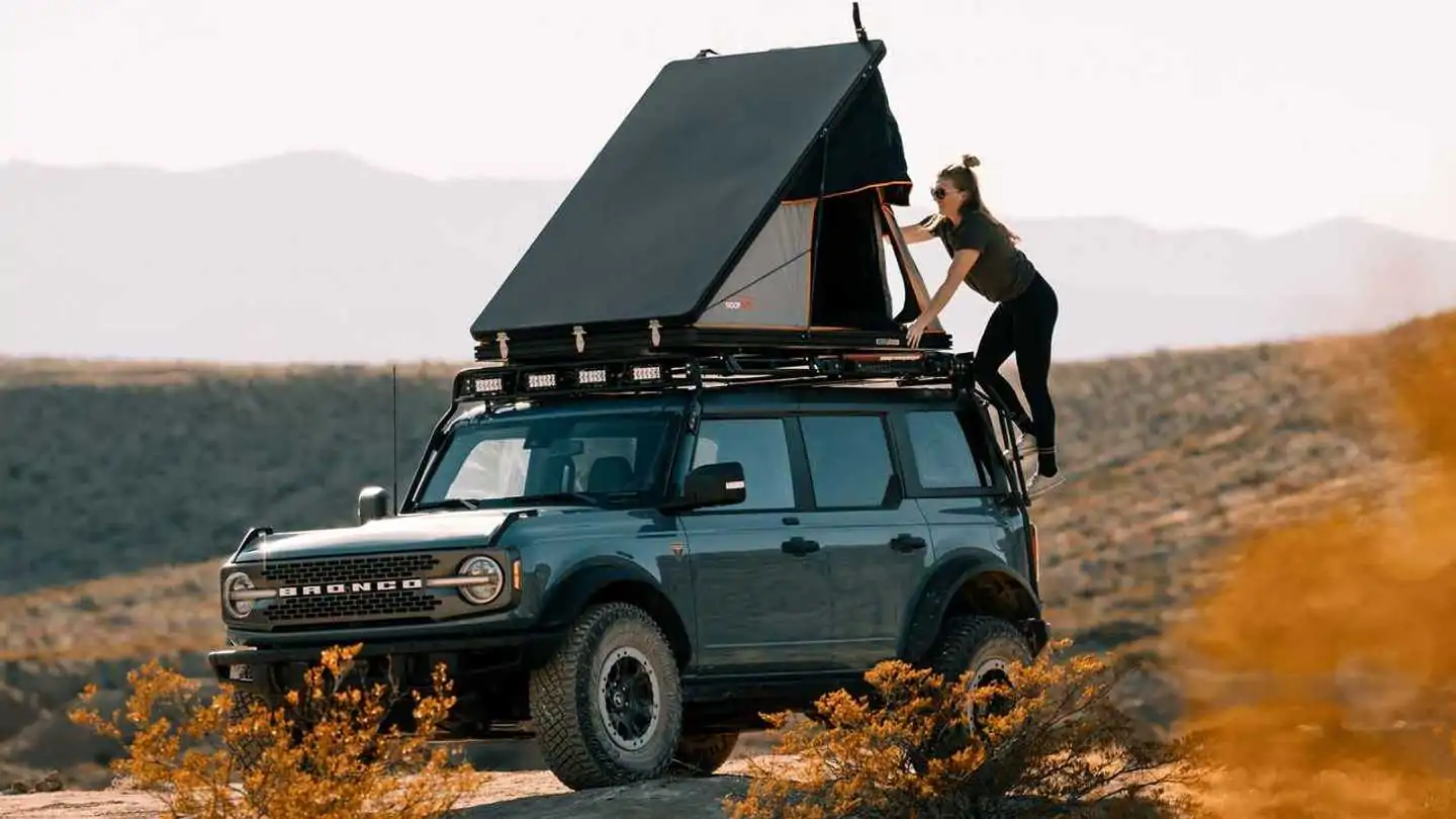 Roofnest Falcon 2 Tent has Thicker Fabric and Lots Of Storage Spots