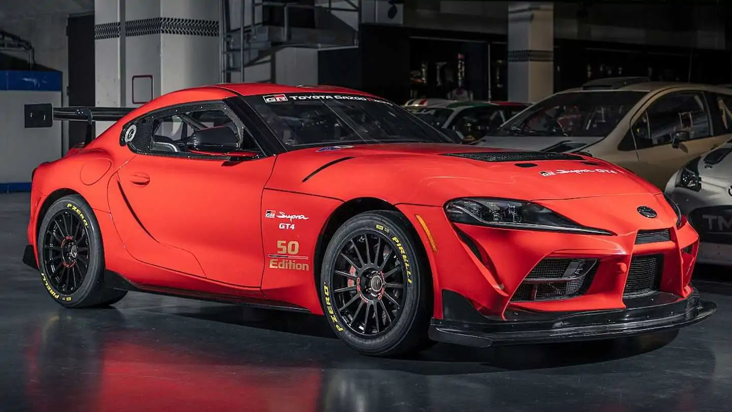 Toyota Launches Limited-Run GR Supra GT4 50 Edition Race Car