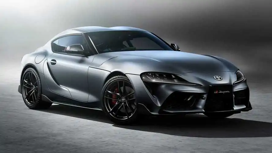 Listen to a Toyota Supra with 96 Whistles Attached to the Exhaust